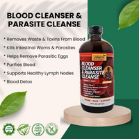 Load image into Gallery viewer, BLOOD CLEANSER &amp; PARASITE CLEANSE - 16OZ

