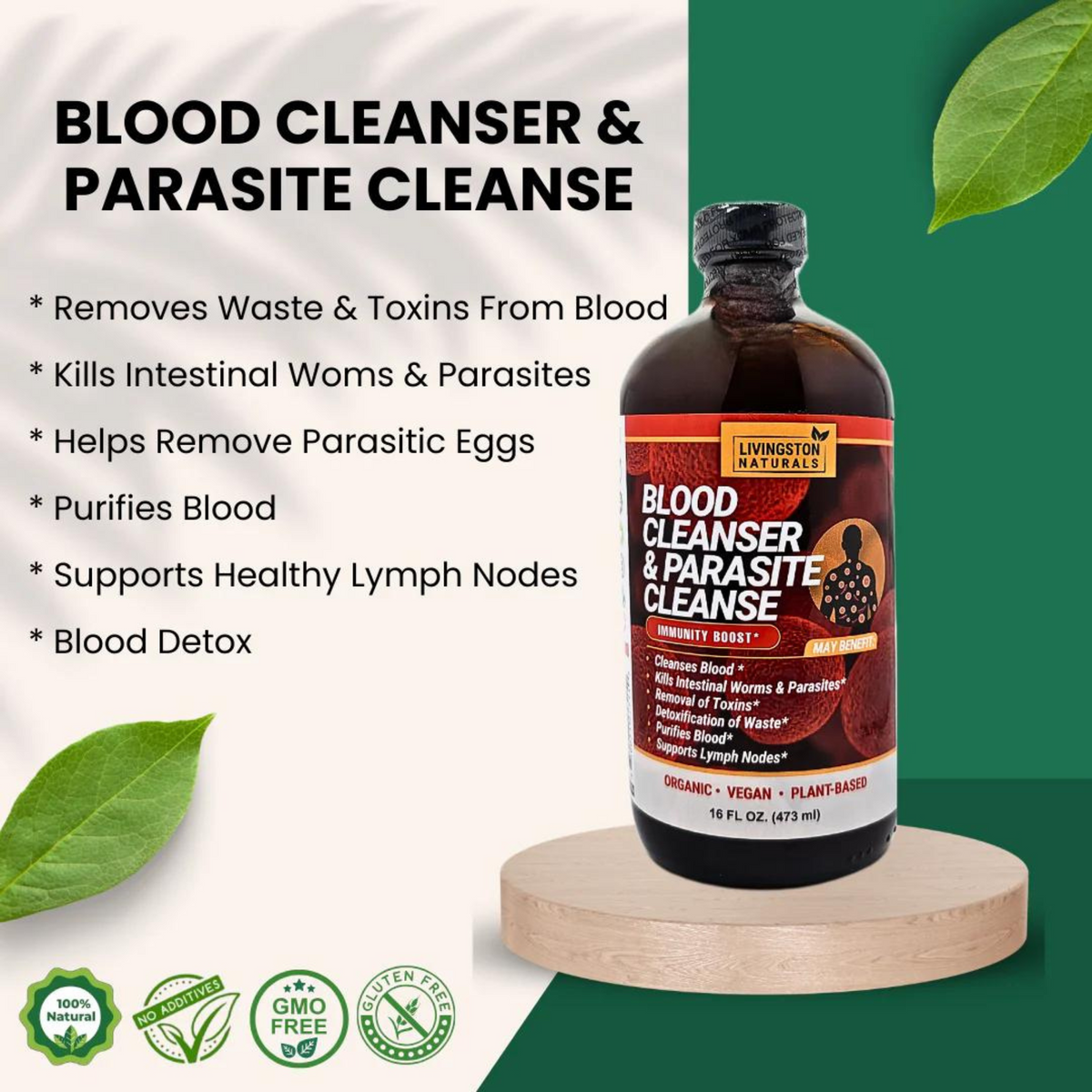 BLOOD CLEANSER & PARASITE CLEANSE - 16OZ