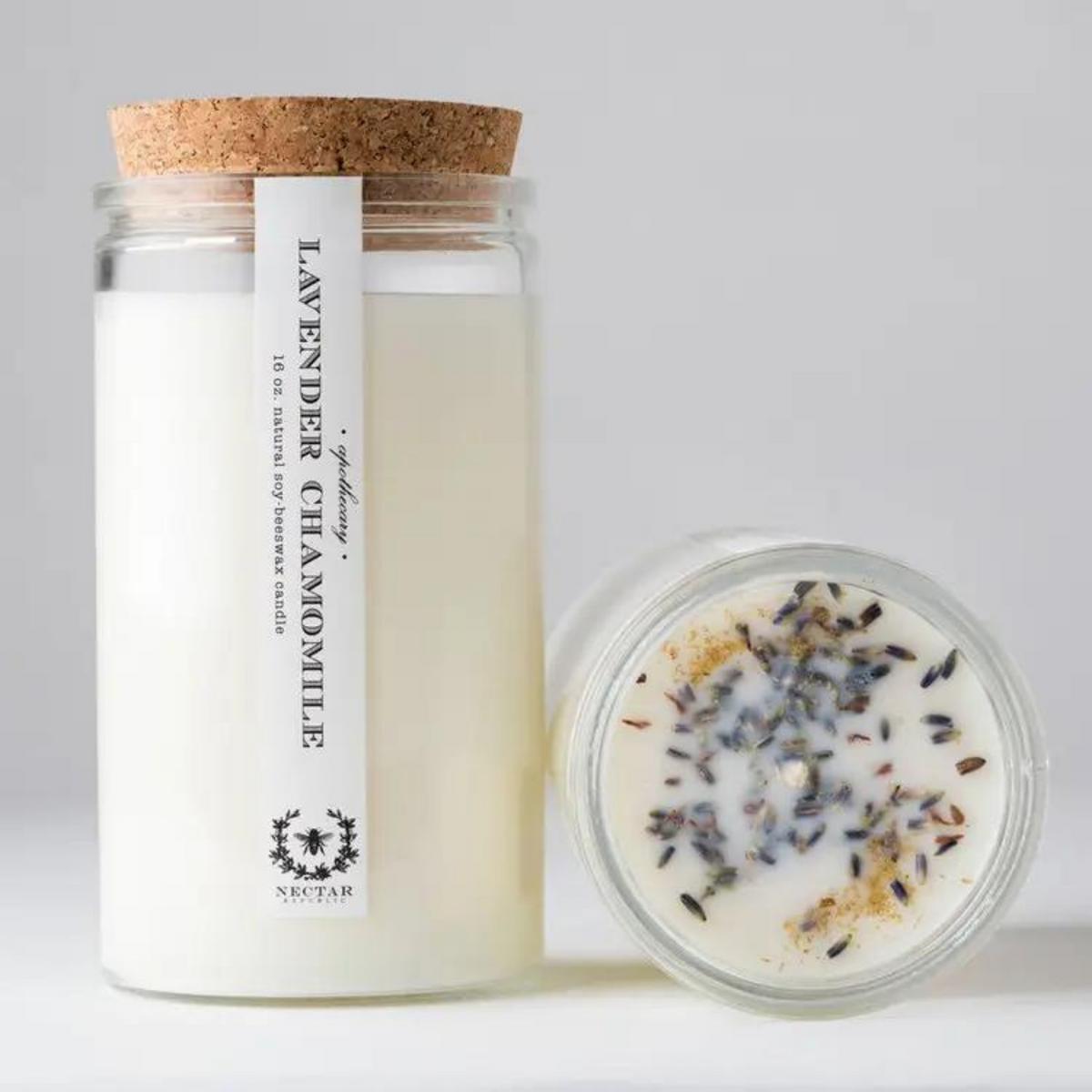 Lavender Chamomile : Apothecary Candle- Calming