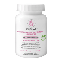 Load image into Gallery viewer, Boric Acid Vaginal Suppositories + Probiotics &amp; Aloe | Applicator Included
