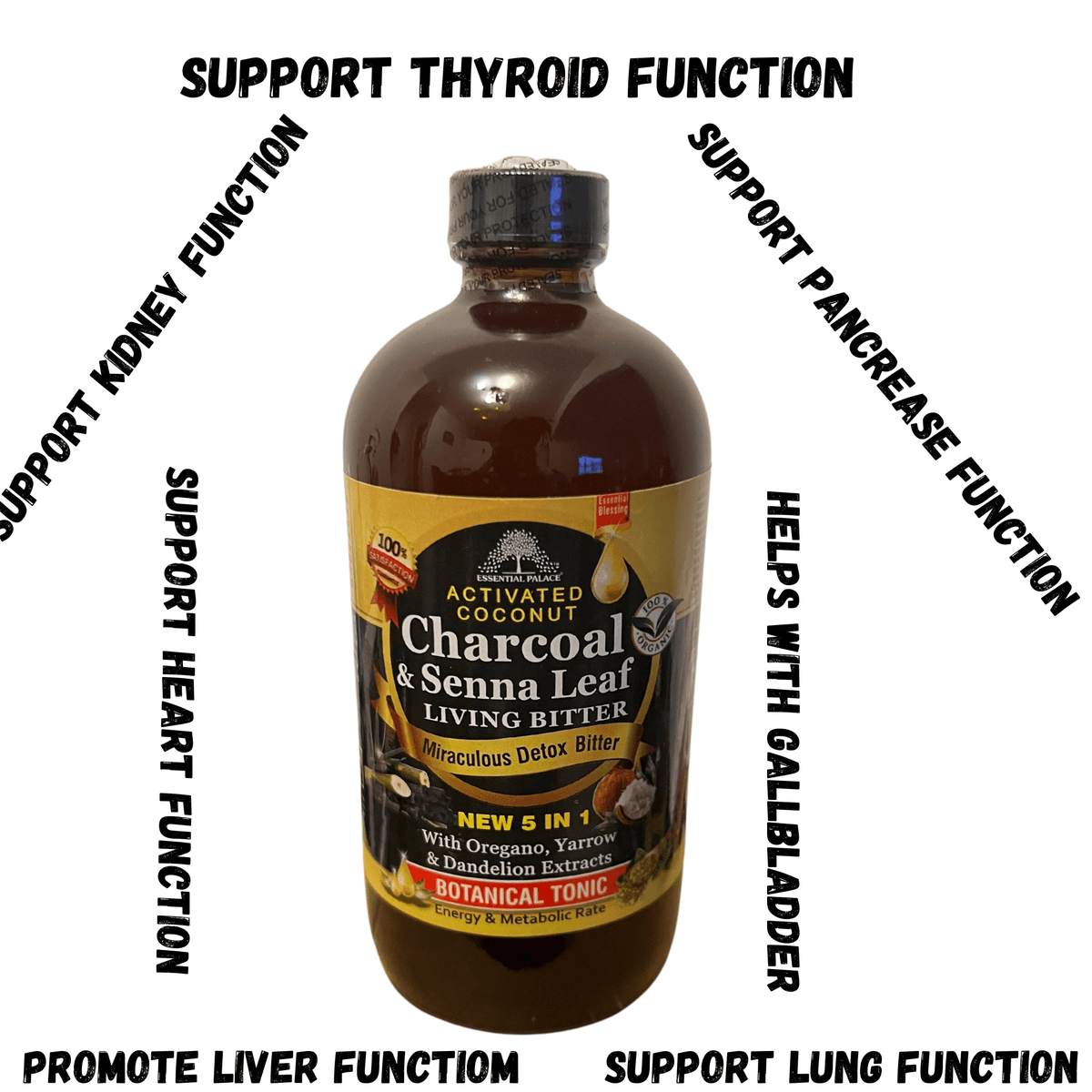Activated Coconut Charcoal Living Bitter